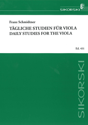 SCHMIDTNER: DAILY STUDIES FOR VIOLA