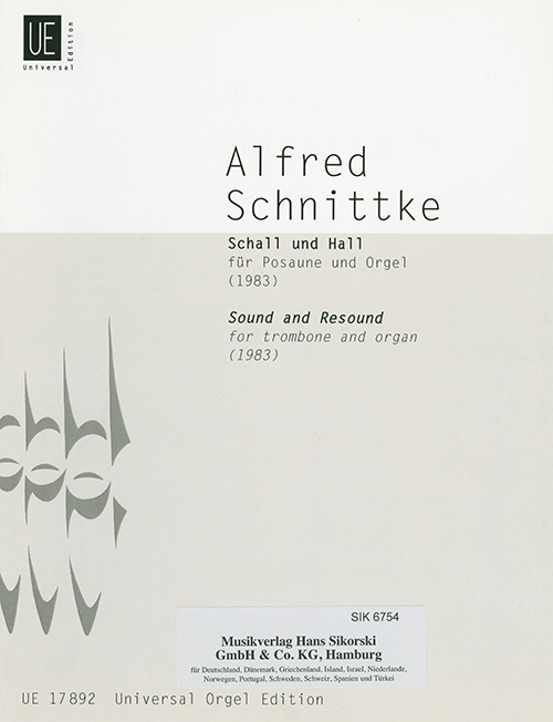 SCHNITTKE: SCHALL UND HALL