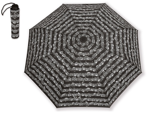 KIŠOBRAN SKLOPIVI CRNI NOTE