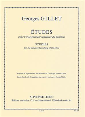 GILLET: ETUDES POUR L'ENSEIGNEMENT SUPERIEUR DU HAUTBOIS