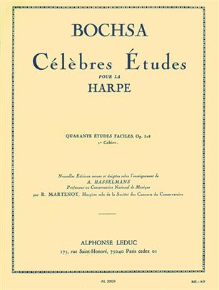 BOCHSA: 40 ETUDES FACILES OP. 318 POUR HARPE