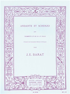 BARAT: ANDANTE ET SCHERZO POUR TROMPETTE ET PIANO