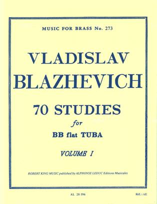 BLAZHEVICH: 70 STUDIES FOR TUBA VOL. 1