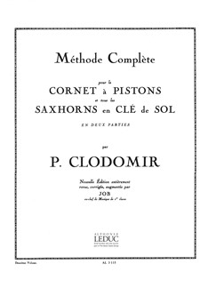 CLODOMIR: METHODE COMPLETE POUR CORNET A PISTONS 2