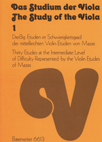 DAS STUDIUM DER VIOLA 1