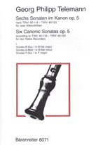 TELEMANN: 6 CANONINC SONATAS
