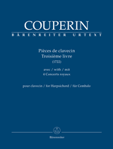 COUPERIN: PIECES DE CLAVECIN TROISIEME LIVRE