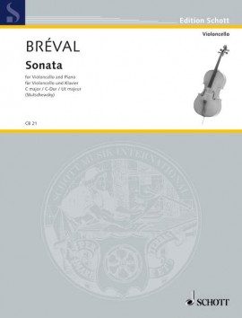 BREVAL: SONATA FOR VIOLONCELLO AND PIANO IN C MAJOR