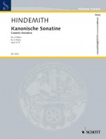 HINDEMITH: KANONISCHE SONATINE FOR 2 FLUTES