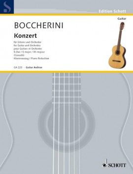 BOCCHERINI: KONZERT FOR GUITAR AND PIANO E DUR