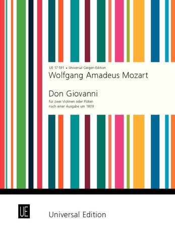 MOZART: DON GIOVANNI FOR 2 FLUTES OR VIOLINS