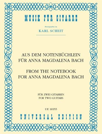 SCHEITT: FROM THE NOTEBOOK FOR ANNA MAGDELENA BACH