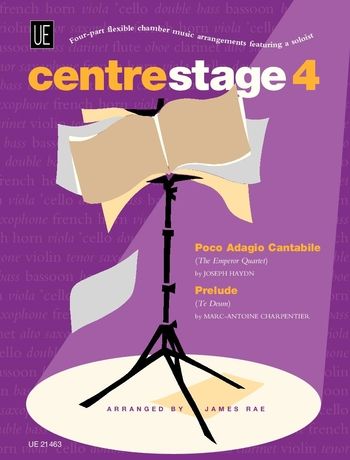 CENTRESTAGE 4, FOURPART FLEXIBLE CHAMBER MUSIC ARRANGEMENTS FEATURING A SOLOIST