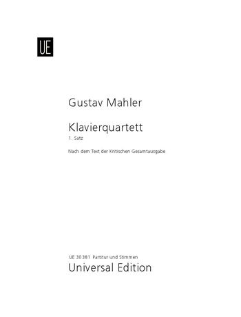 MAHLER: KLAVIERQUARTETT