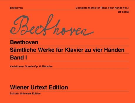 BEETHOVEN: COMPLETE WORKS FOR PIANO FOUR HANDS, VOL. 1